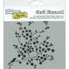 The Crafters Workshop Stencil – Cherry Blossom