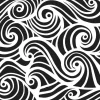 The Crafters Workshop Swirling Waves Stencil