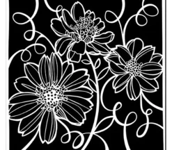 The Crafters Workshop Tangled Floral Stencils