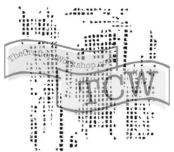 The Crafters Workshop Tile Texture Stencil