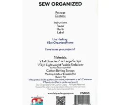 The Fat Quarter Gypsy Sew Organized with Frame Pattern