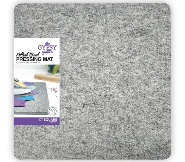 The Gypsy Quilter Wool Pressing Mat – 17-inch x 17-inch x 1/2-inch