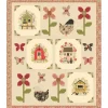 The Henhouse Hens on Holiday Quilt Top Kit with Pattern & Binding