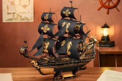 The Seahorse Barque Sailing Ship Wood Model Kit