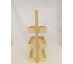 3-Tiered Tray with Carrying Handle