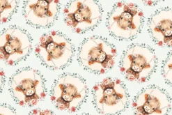 Til the Cows Come Home Dots Petal Pink Tonal