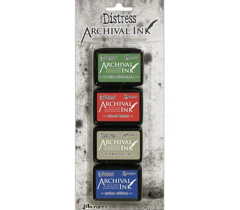 Tim Holtz Distress Mini Archival Ink Kits (view sets/colors)