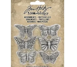 Tim Holtz Idea-ology Adornments Butterflies