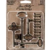Tim Holtz Idea-ology Adornment Keys – 14 Piece