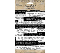 Tim Holtz Idea-ology Big Talk Snarky Stickers