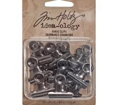 Tim Holtz Idea-ology Hinge Clips – 15 Piece