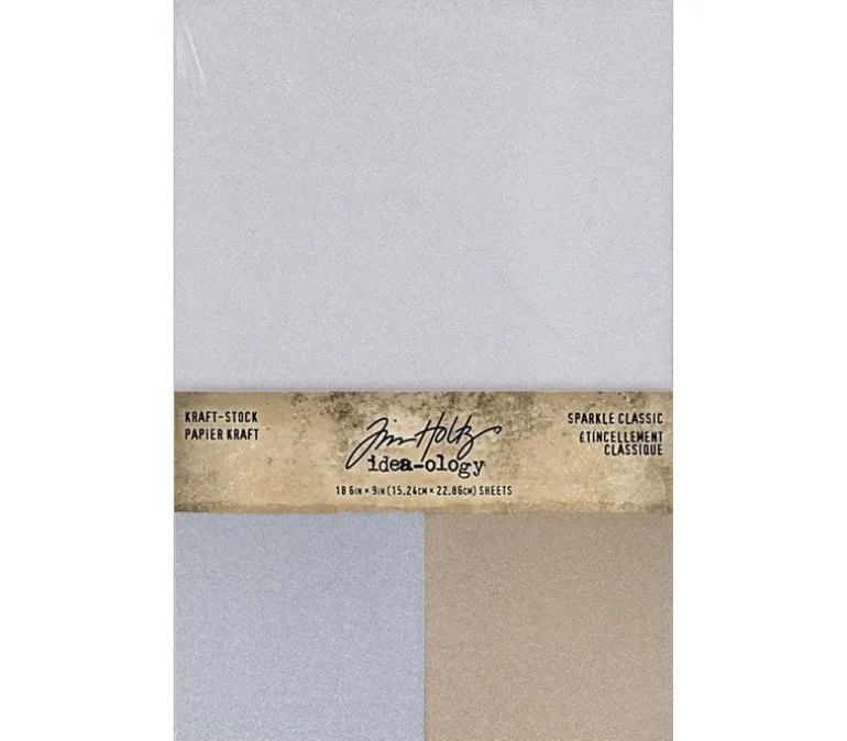 Tim Holtz Idea-ology Kraft Stock Cardstock Pad – 18-sheets