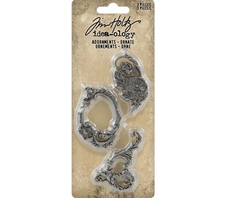 Tim Holtz Idea-ology Metal Adornments – 3 Piece