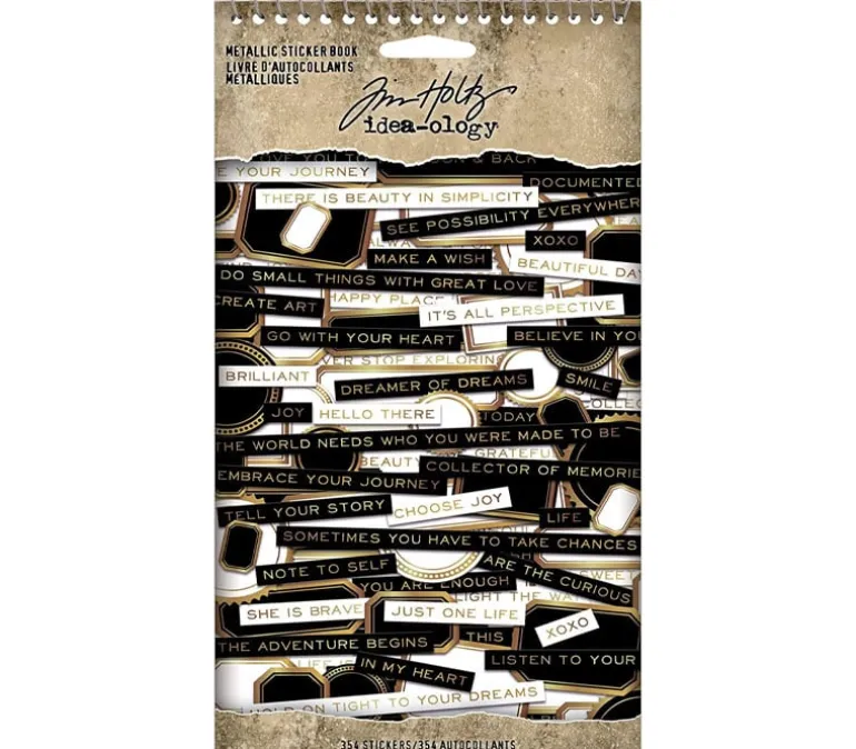 Tim Holtz Idea-ology Metallic Sticker Book