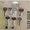 Tim Holtz Idea-ology Metal Word Keys – 7 Piece