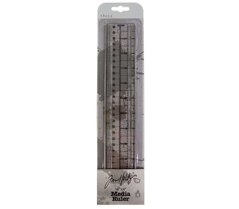 Tim Holtz Media Ruler 12-inch x 2-inch
