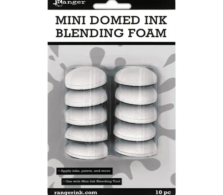 Tim Holtz Mini Domed Ink Blend Foam Applicator – White