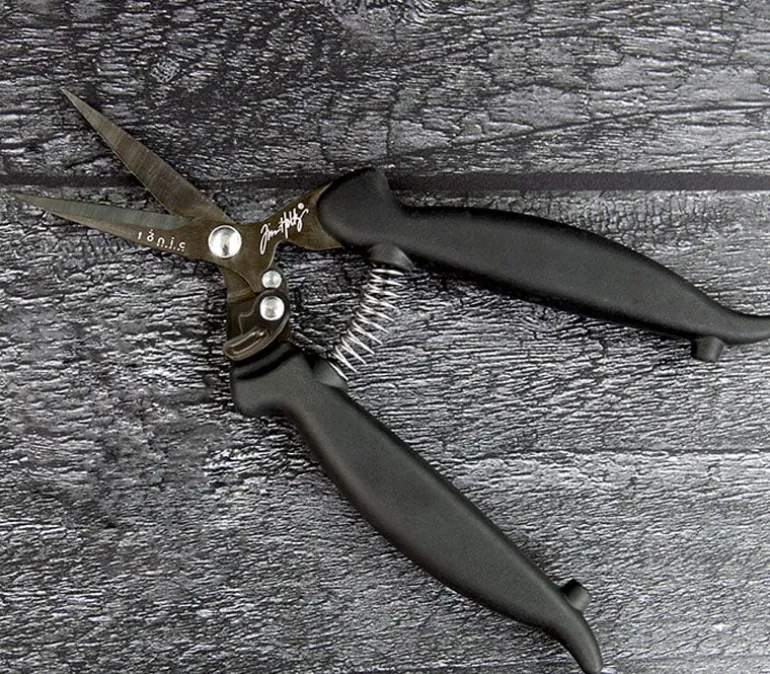 Tim Holtz Recoil Scissors – Comfort Grip Spring Scissors for Crafting
