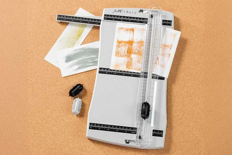 Tim Holtz Slide Trimmer – 12.5-Inch Precision Paper Cutter