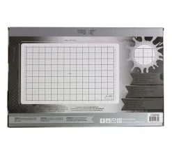 Tim Holtz Travel Glass Studio Mat – White
