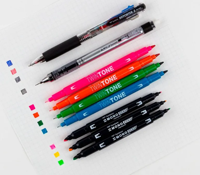 Tombow Creative Notetaking Kit – 10-Piece Hand Lettering & Journaling Set