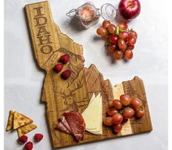 Totally Bamboo Destination Idaho State Serving and Cutting Board