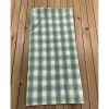Towel – House Check Light Green White