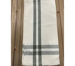 Towel – Mini Check Turquoise White