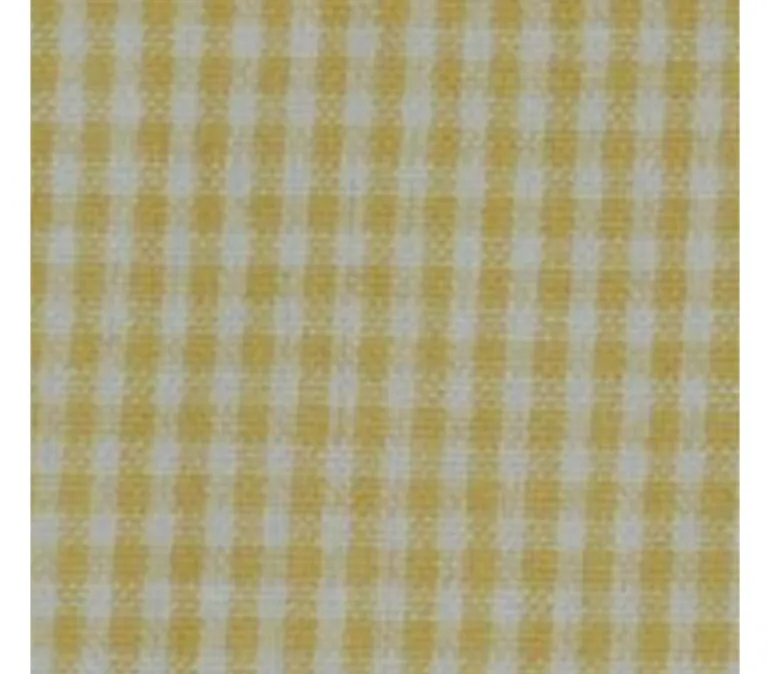 Towel – Mini Check Yellow White