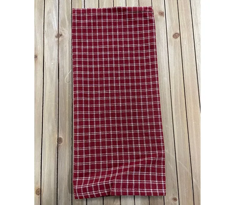 Towel – Plain Weave Cranberry