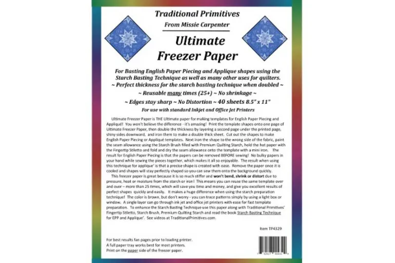 Traditional Primitives Ultimate Freezer Paper 40 Sheet Pack