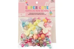 Transparent Acrylic Bow Bead Mix, 40g