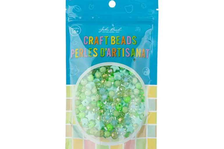 Transparent Acrylic Bow Bead Mix, 40g