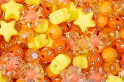 Transparent Acrylic Bow Bead Mix, 40g