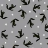 Transylvania Glow in the Dark Dracula and Bats on Purple