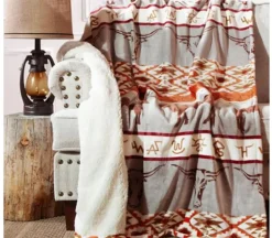 Travel Blanket – Hair on Hide
