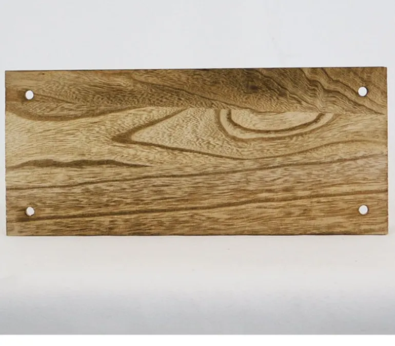 Tray – 4 Holes In Corners – Wood Grain