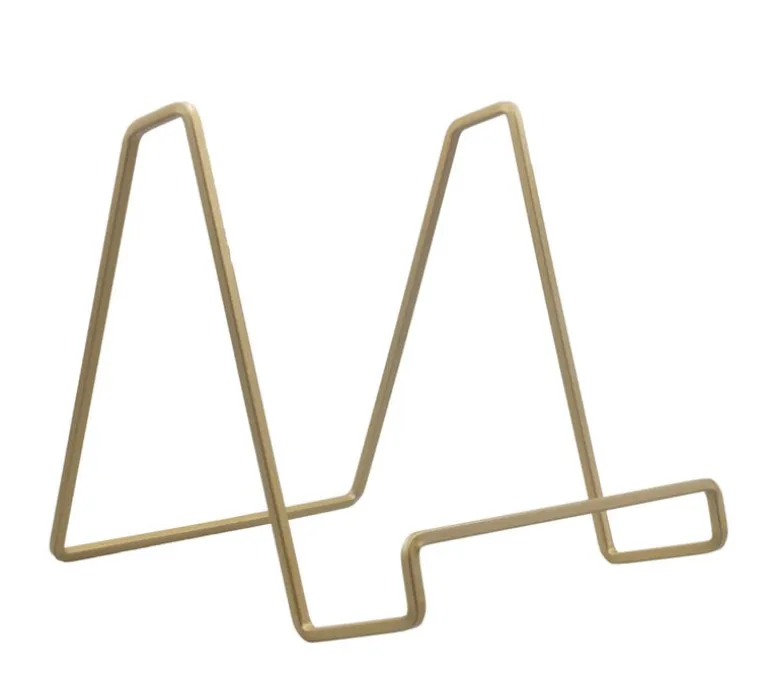 Tripar Mahogany Wire Stand – 6-inch – Gold Square