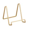 Tripar Mahogany Wire Stand – 3-inch – Gold Square