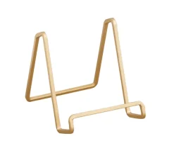 Tripar Mahogany Wire Stand – 3-inch – Gold Square