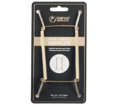 Tripar Plate Wire Hanger – 7.5-inch to 9.5-inch – Brass