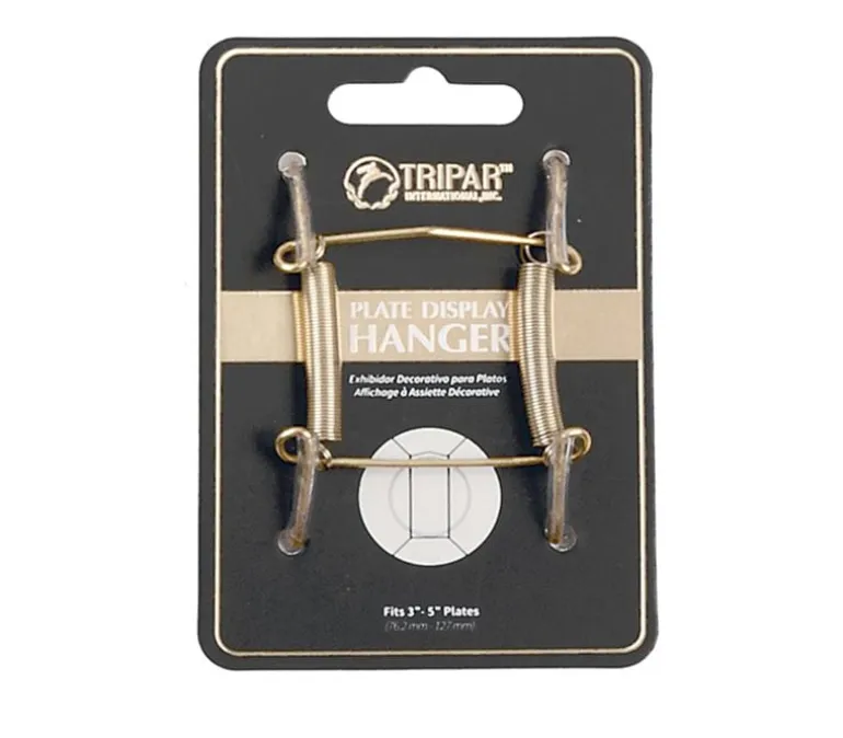Tripar Plate Wire Hanger – 3-inch to 5-inch – Brass