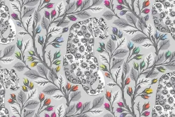Tula Pink Graywork Just Bearly Carbon