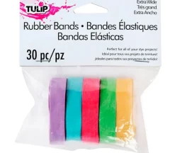 Tulip Extra Wide Rubber Bands – 30 Piece