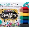 Tulip Graffiti Fabric Marker Set – 6 Piece – Rainbow Bullet Tip