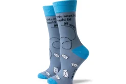 Two Left Feet Crew Socks – This Meeting Could Be An Email