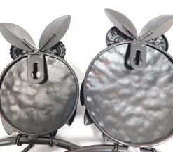 Two Owls Metal Wall Art
