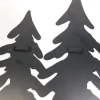 Two Pine Tree Metal Wall Art