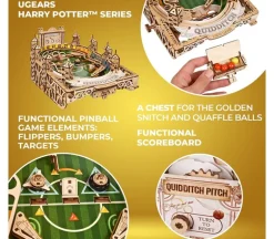 Ugear Harry Potter Quidditch Pinball Machine Wooden Puzzle