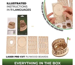 Ugear Rome Colosseum Wooden Puzzle